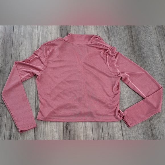 Garage Daphne Ruched Long Sleeve Blouse | Size XL | Soft Pink - Picture 8 of 8